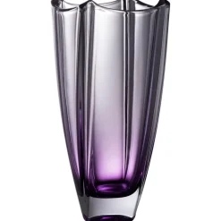 Amethyst Dune 10" Square Vase<Galway Crystal Hot