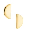 Arc Sterling Silver & Gold Stud Earrings<Galway Crystal Sale