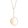 Arc Sterling Silver & Rose Gold Pendant<Galway Crystal