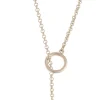 Balance Sterling Silver Loop Through Necklace<Galway Crystal New