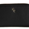 Black Ladies Zip Wallet<Galway Crystal Sale