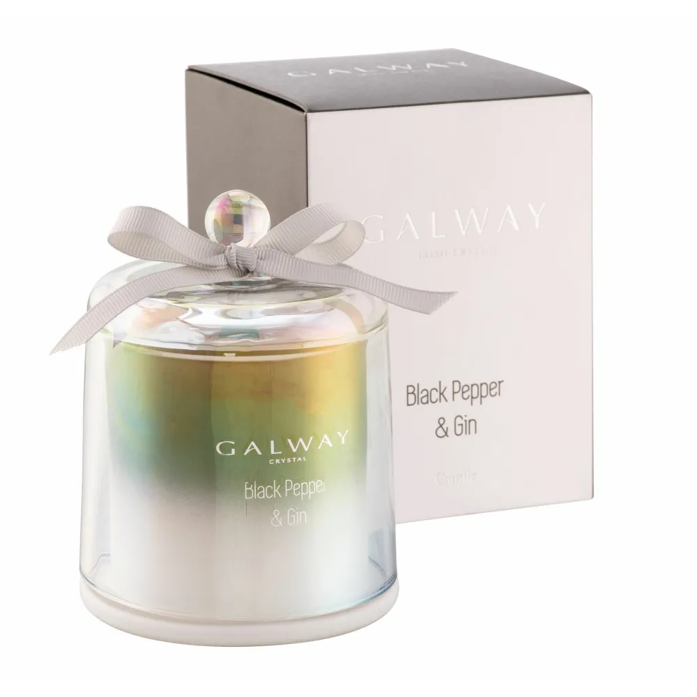 Black Pepper & Gin Bell Jar Candle<Galway Crystal Sale
