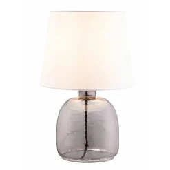 Boho Table Lamp & White Shade<Galway Crystal New