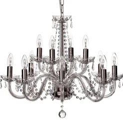 Cashel 12 Arm Chandelier US Fitting<Galway Crystal Discount