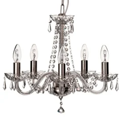 Cashel 5 Arm Chandelier US Fitting<Galway Crystal Hot