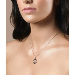 Claddagh Pendant Sterling Silver & Rose Gold<Galway Crystal Online