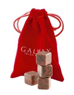 Cooling Stones Set of 4 - Polished Red Granite<Galway Crystal Hot