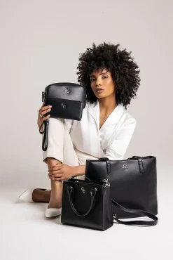 Cross Body Bag - Black<Galway Crystal Best