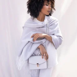 Cross Body Double Sided Bag Light Grey<Galway Crystal Online