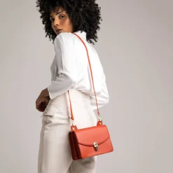Cross Body Double sided Bag Red<Galway Crystal