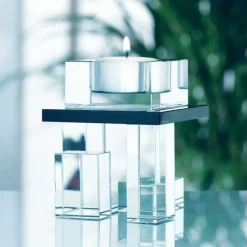 Deco Single Votive Candleholder<Galway Crystal Sale