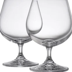 Elegance Brandy/Cream Liqueur Glass Pair<Galway Crystal