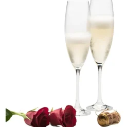 Elegance Champagne/ Prosecco Glass Pair<Galway Crystal Hot