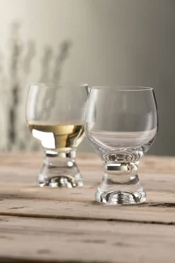 Elegance Footed Tasting Glass Pair<Galway Crystal Best