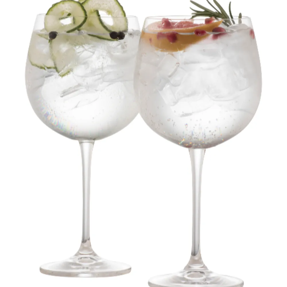 Elegance Gin & Tonic Glass Pair<Galway Crystal New