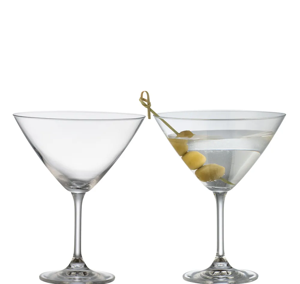 Elegance Martini/Cocktail Glass Pair<Galway Crystal Clearance