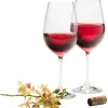 Elegance Red Glass Pair<Galway Crystal Online