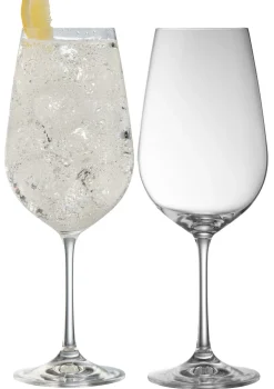 Elegance Spritz Glass Pair<Galway Crystal Discount