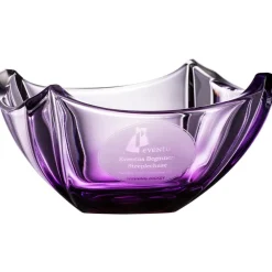 Engraved Amethyst Dune 10" Bowl<Galway Crystal Discount