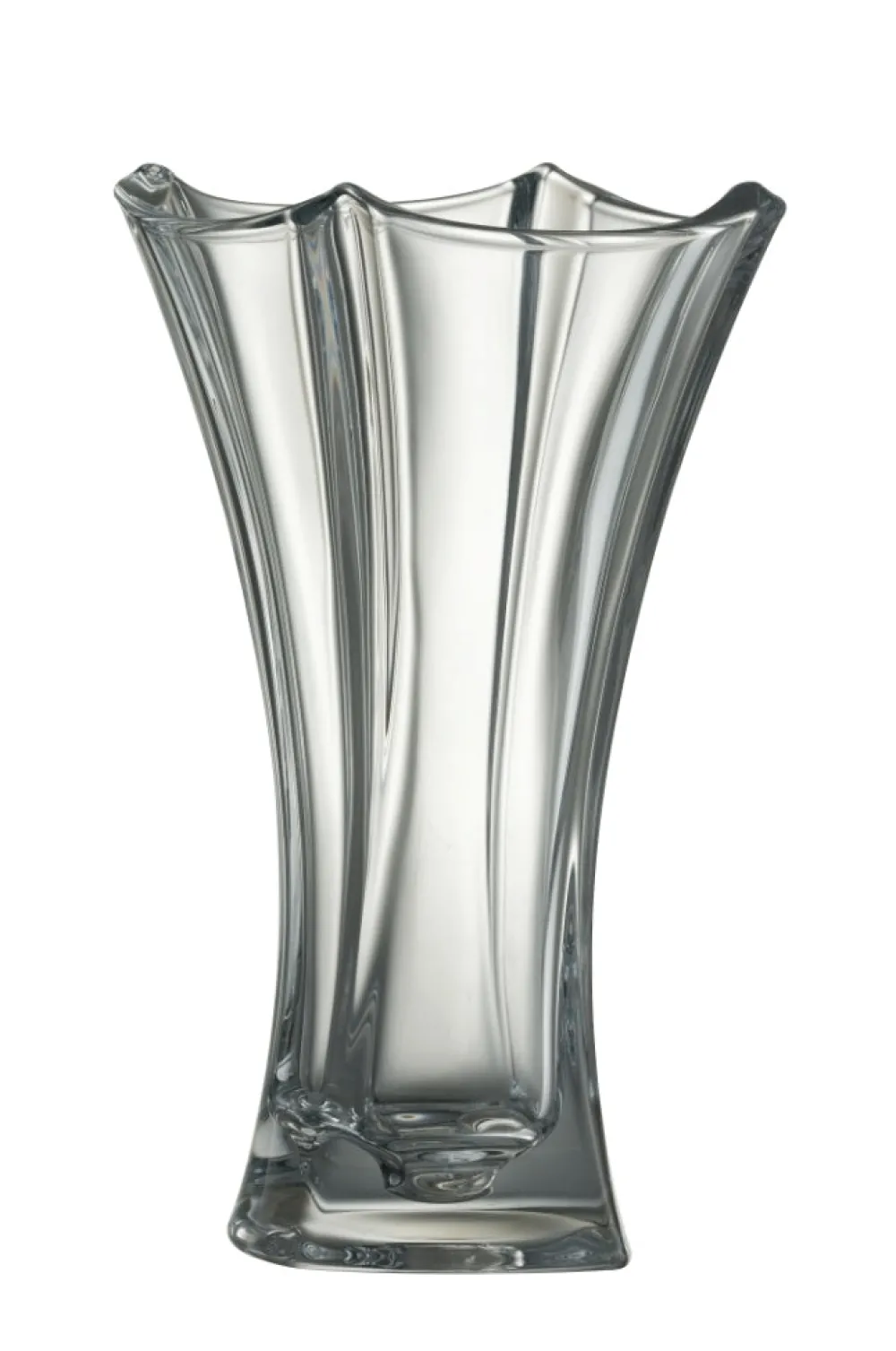 Engraved Dune 12" Waisted Vase<Galway Crystal Clearance