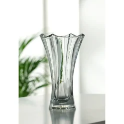 Engraved Dune 12" Waisted Vase<Galway Crystal Clearance