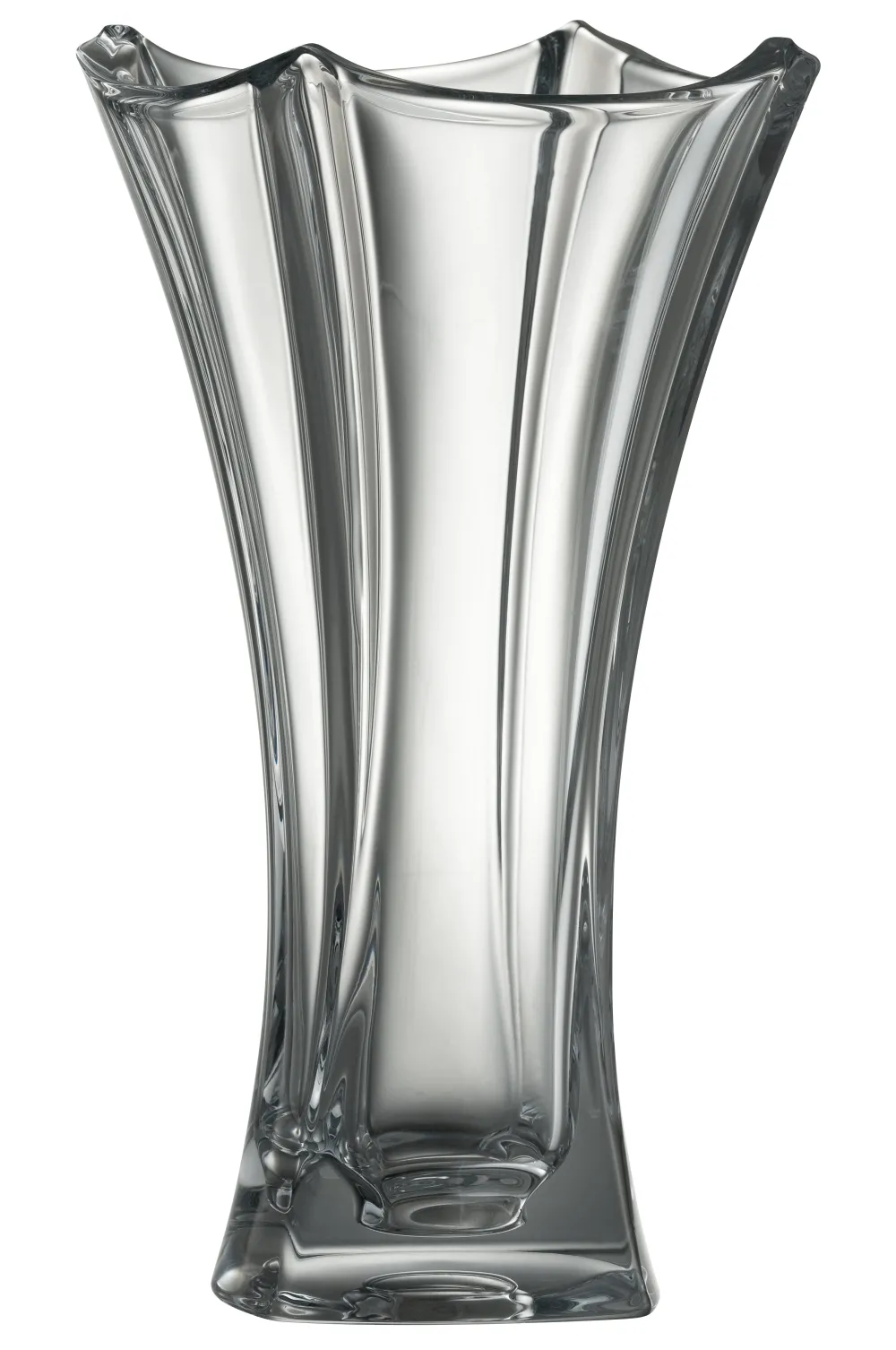 Engraved Dune 14" Waisted Vase<Galway Crystal