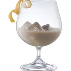 Engraved Elegance Brandy/Cream Liqueur Glass Pair<Galway Crystal Discount