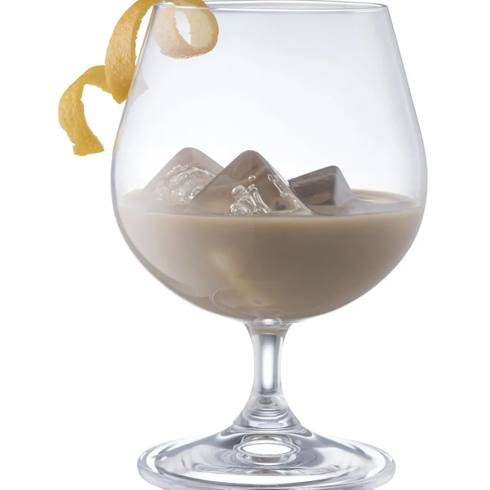Engraved Elegance Brandy/Cream Liqueur Glass Pair<Galway Crystal Discount