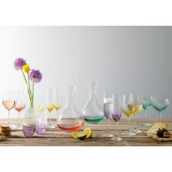 Engraved Erne Carafe Blush<Galway Crystal