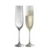 Engraved Erne Champagne Flute Glass Pair<Galway Crystal Discount