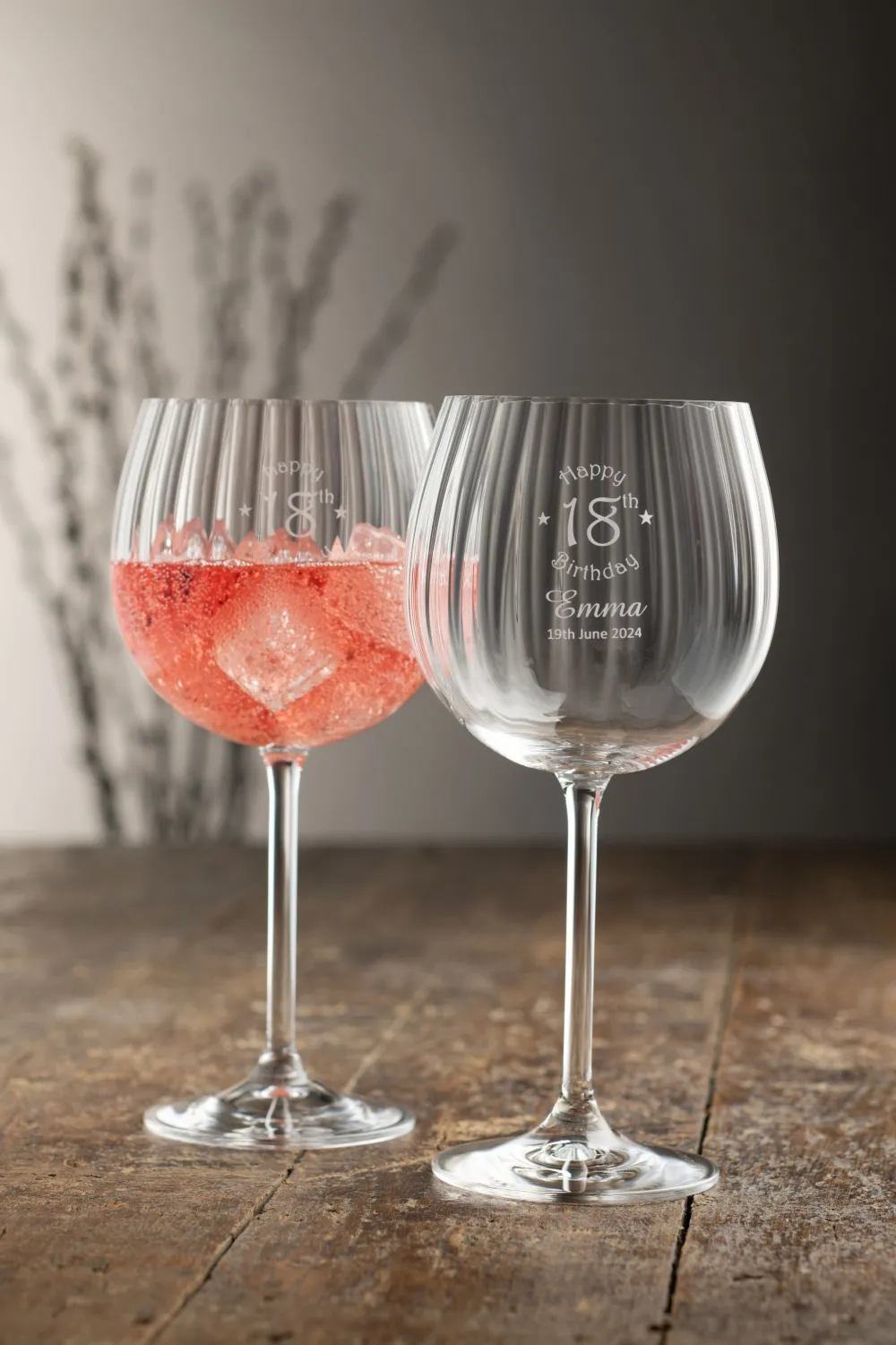 Engraved Erne Gin & Tonic Glass Pair<Galway Crystal Sale
