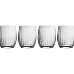 Engraved Erne Tumbler Glass Set of 4<Galway Crystal New