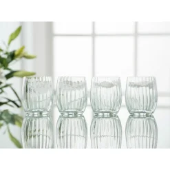 Engraved Erne Tumbler Glass Set of 4<Galway Crystal New