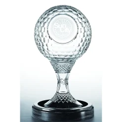 Engraved 8" Golf Ball Trophy<Galway Crystal Discount