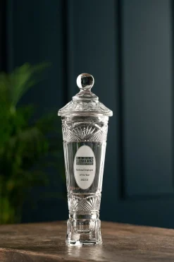 Engraved 14" Inspiration Trophy<Galway Crystal New
