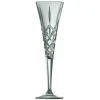 Engraved Longford Romance Flute Glass Pair<Galway Crystal Clearance