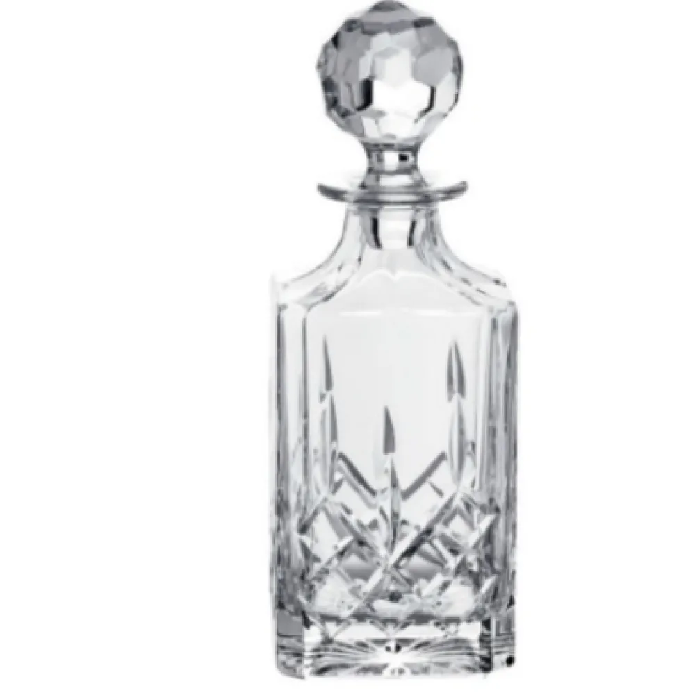 Engraved Longford Square Decanter<Galway Crystal Online