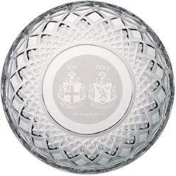 Engraved 8" Plate<Galway Crystal Discount
