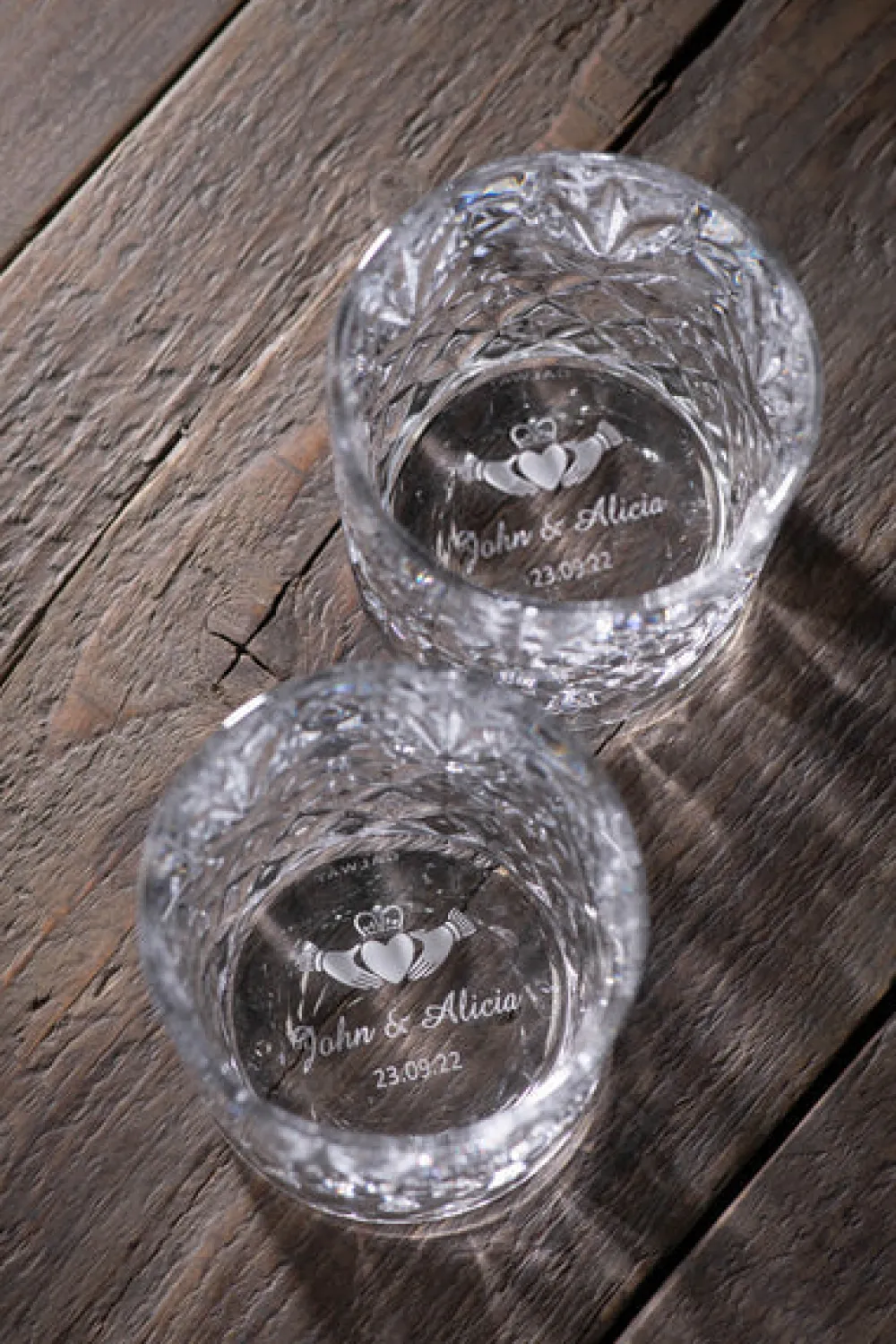Engraved Renmore Whiskey Glass Set of 4<Galway Crystal