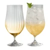 Erne Craft Beer/ Cocktail Glass Pair Amber<Galway Crystal Best