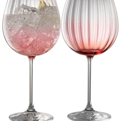 Erne Gin and Tonic Glass Pair Blush<Galway Crystal Online