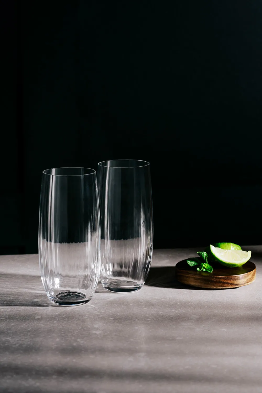 Erne Hiball Glass Pair<Galway Crystal Hot