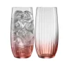 Erne Hiball Glass Pair Blush<Galway Crystal New