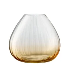 Erne Rose Bowl Amber<Galway Crystal Hot