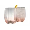 Erne Tumbler Glass Pair Blush<Galway Crystal Online