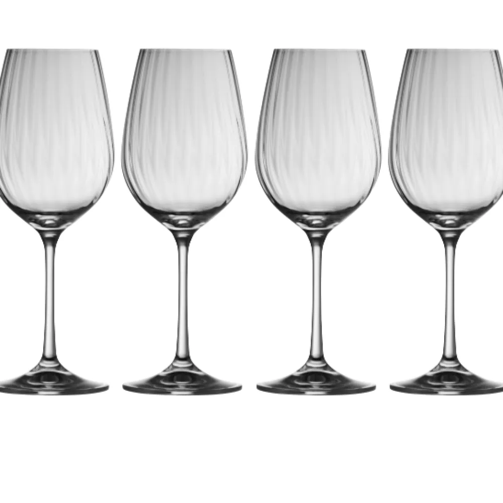 Erne Wine Glass Set of 4<Galway Crystal