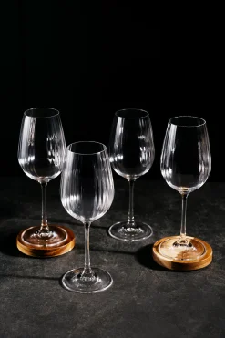 Erne Wine Glass Set of 4<Galway Crystal