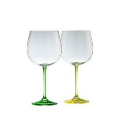 Gin & Tonic Glass Pair - Lemon & Lime<Galway Crystal Clearance