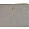 Grey Ladies Zip Wallet<Galway Crystal Clearance