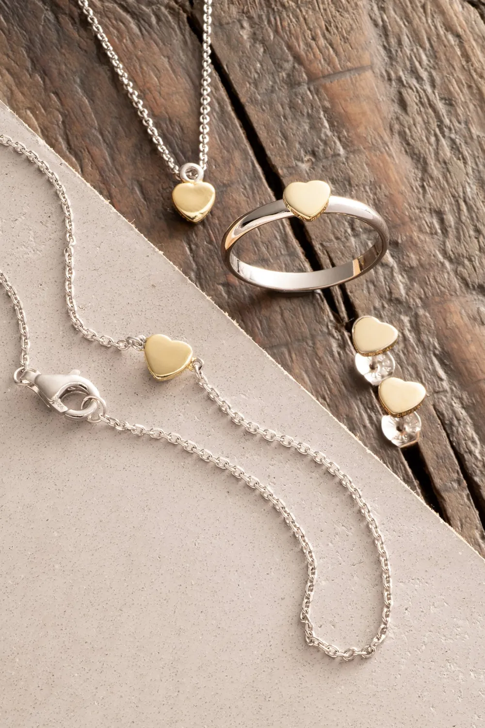 Heart of the Claddagh Silver & Gold Bracelet<Galway Crystal Sale